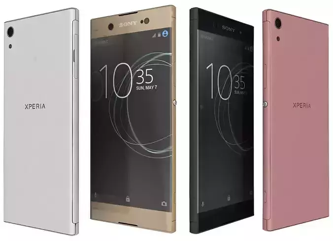Sony Xperia XA1 Ultra All Colors 3D model