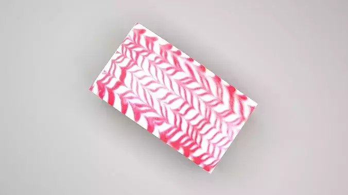 Angel Food Cake 3D model 2