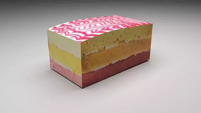 Angel Food Cake 3D model