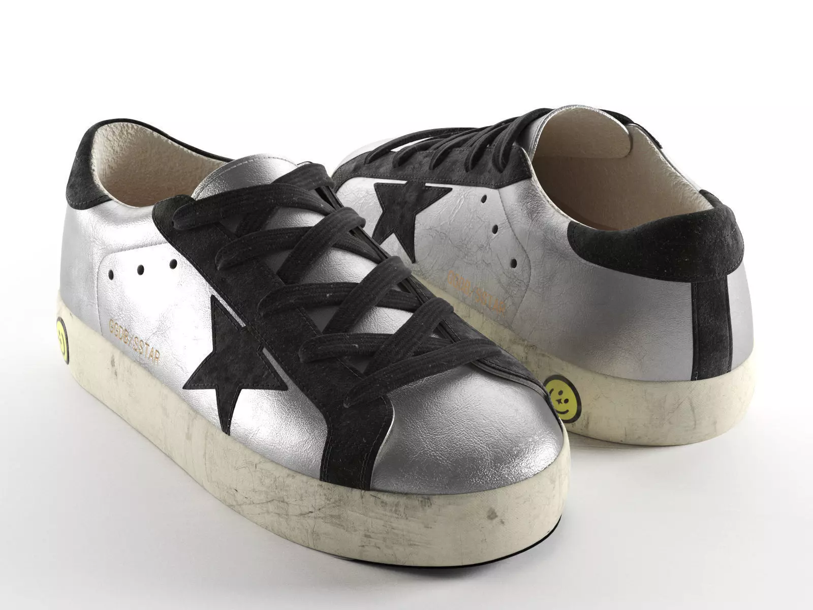 Superstar Sneakers 3D model_0