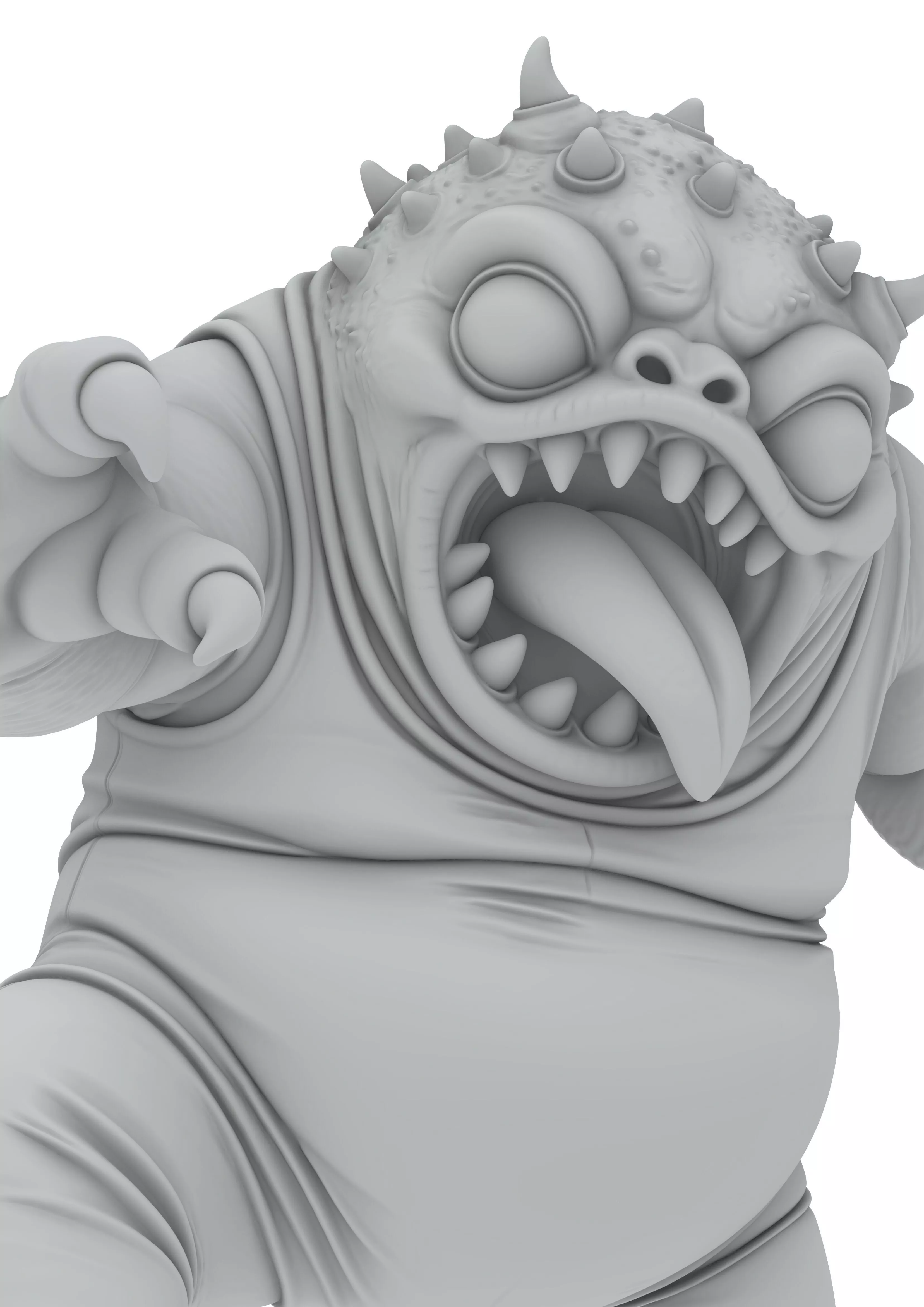 Cthulhu Eldritch Primigenio Chibi Monster Superhero 3D print model