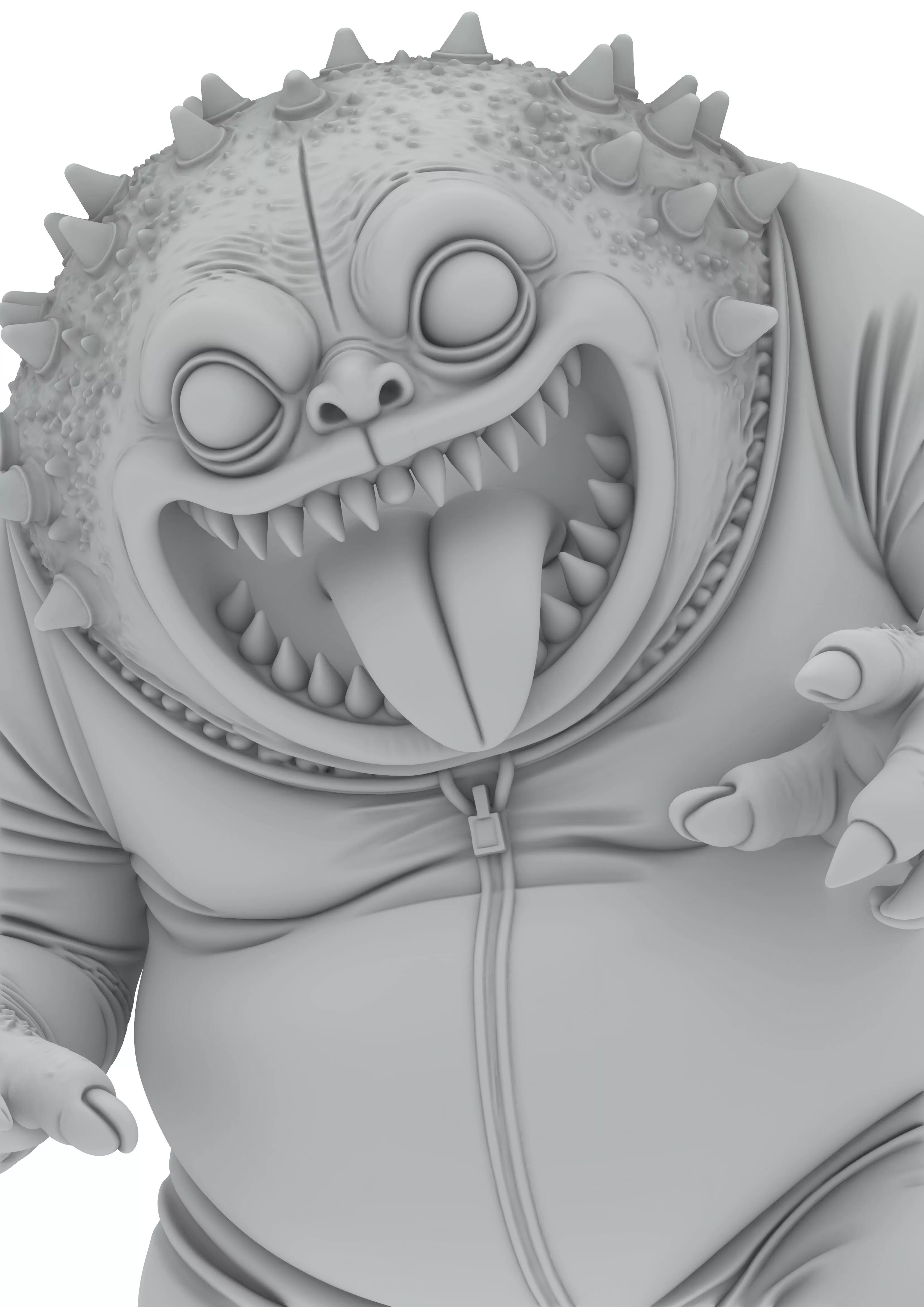 Cthulhu Eldritch Primigenio Chibi Monster Superhero 3D print model