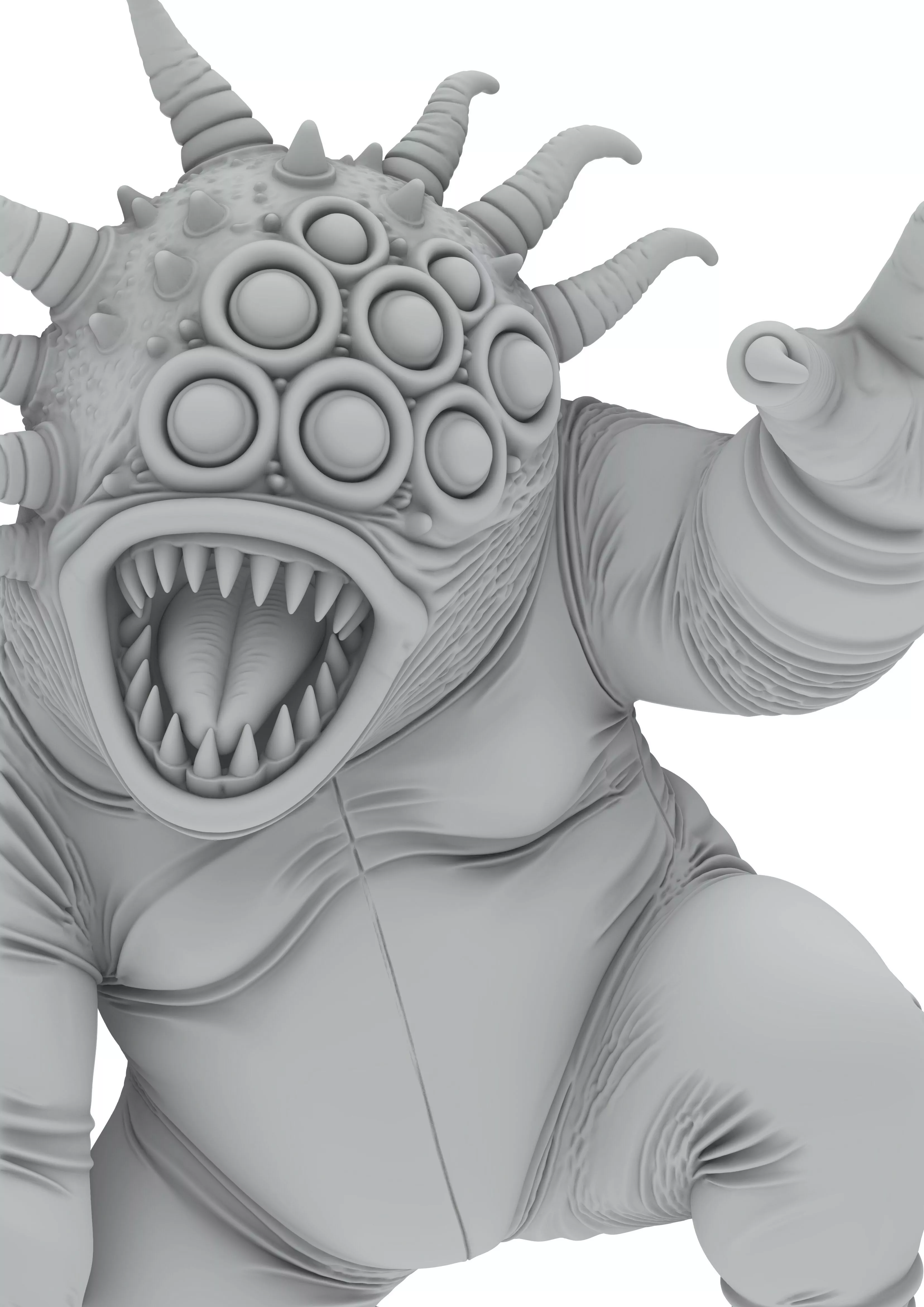 Cthulhu Eldritch Primigenio Chibi Monster Superhero 3D print model