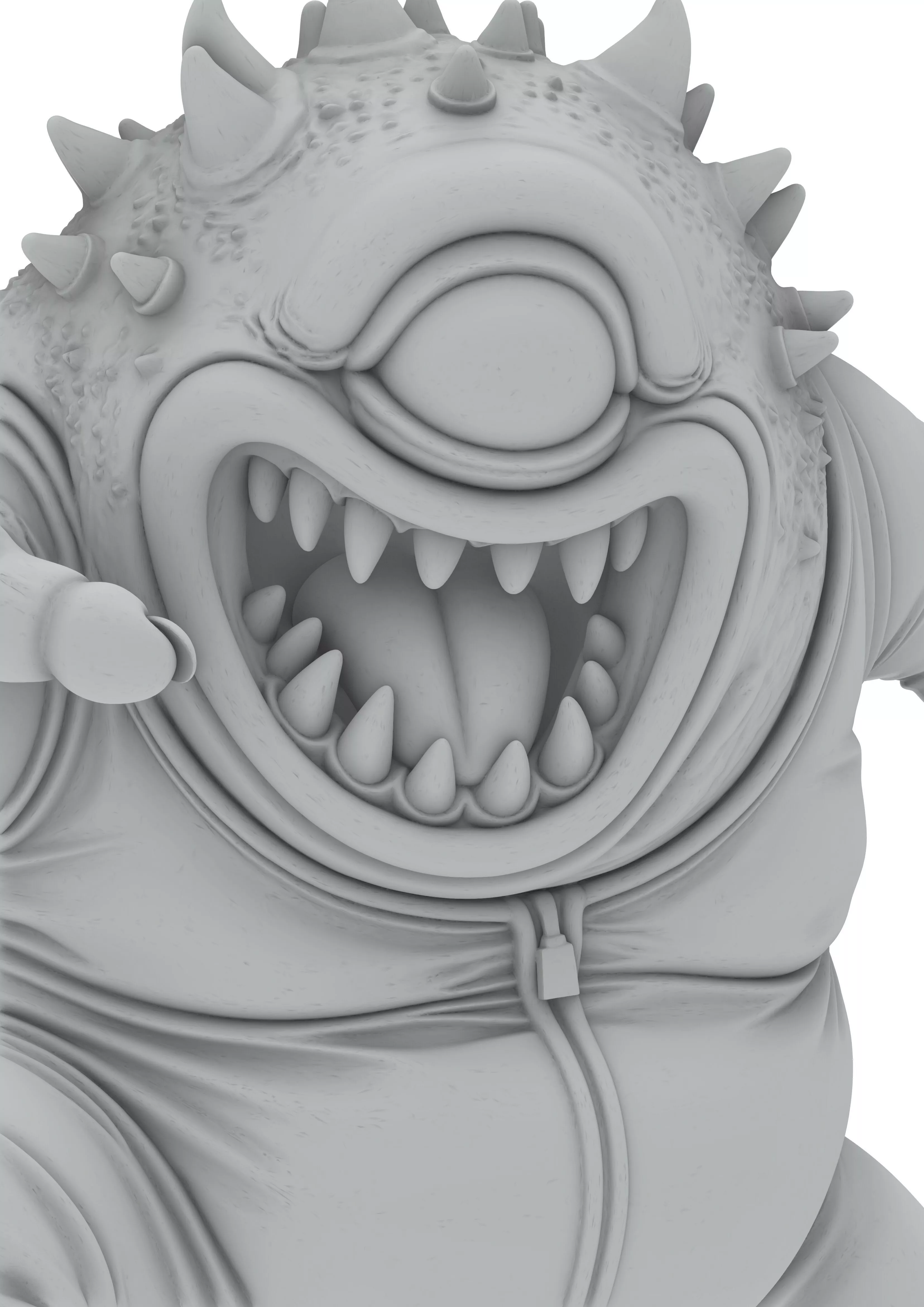 Cthulhu Eldritch Primigenio Chibi Monster Superhero 3D print model
