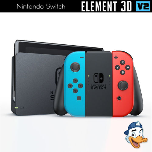 Nintendo Switch for Element 3D 3D model
