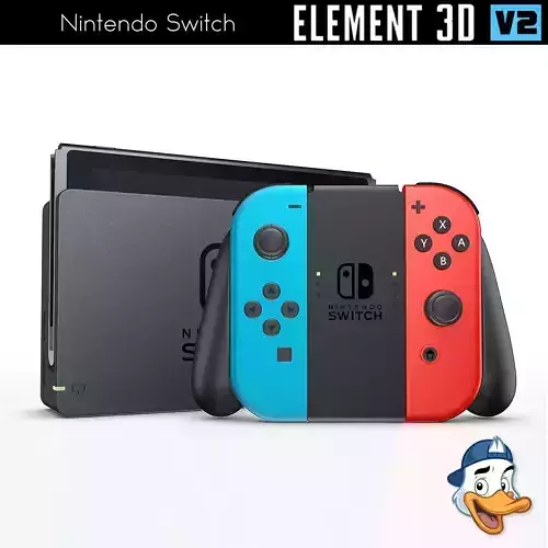Nintendo Switch for Element 3D 3D model