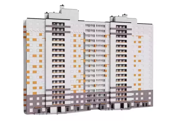 Urban Buildings 3D Collection 3D model 2