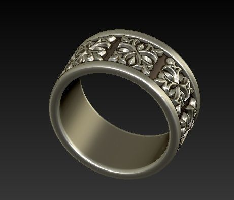 Band ring NightRider style 3D model 3D printable | CGTrader