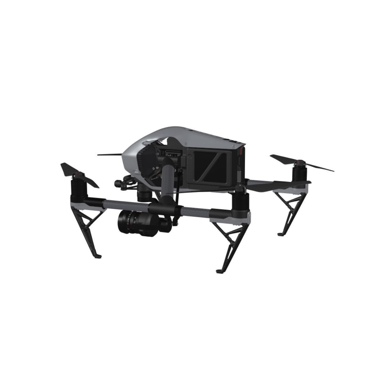 DJI Inspire 2 for Element 3D 3D model_4