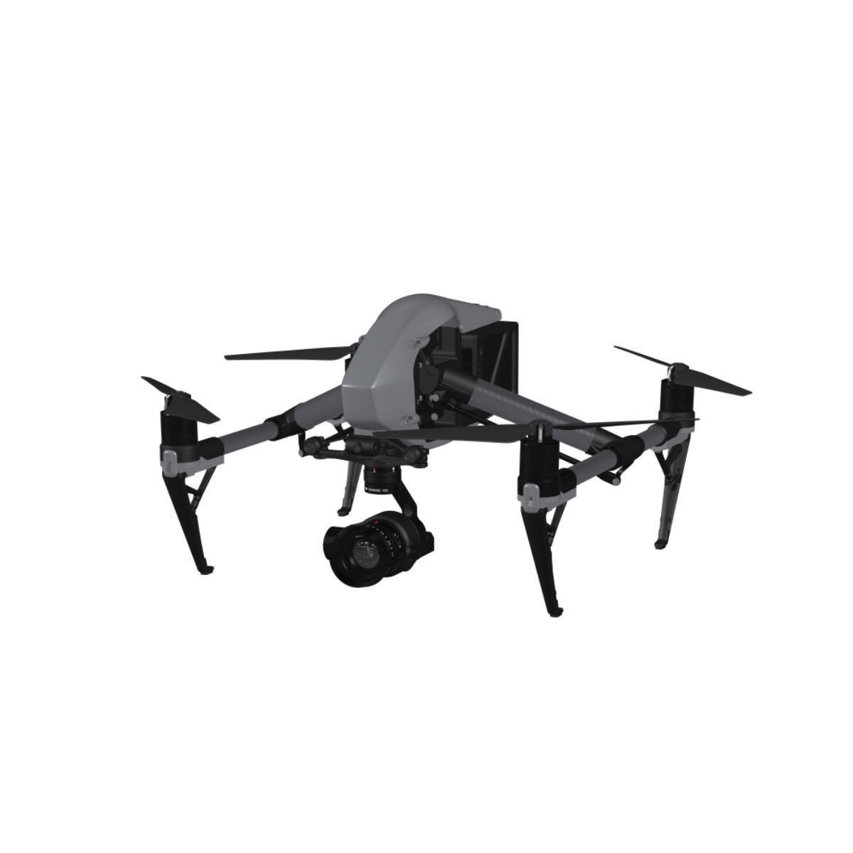 DJI Inspire 2 for Element 3D 3D model_1