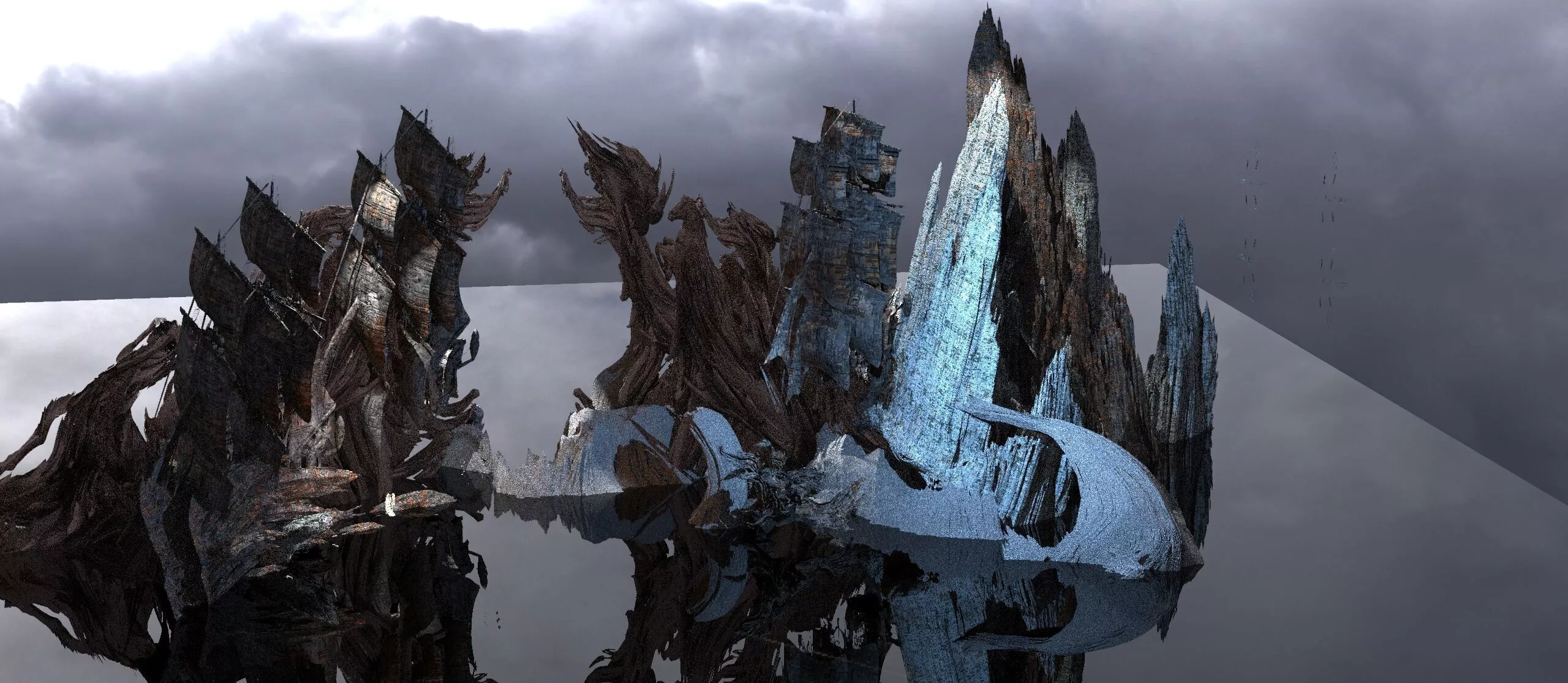 Asteroid Cluster 8 3D model