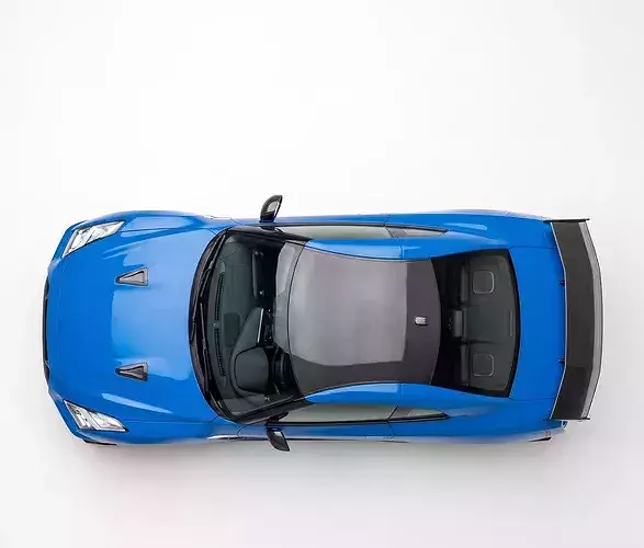 Nissan GT-R Nismo Sports Coupe R35 Facelift 3D model 2