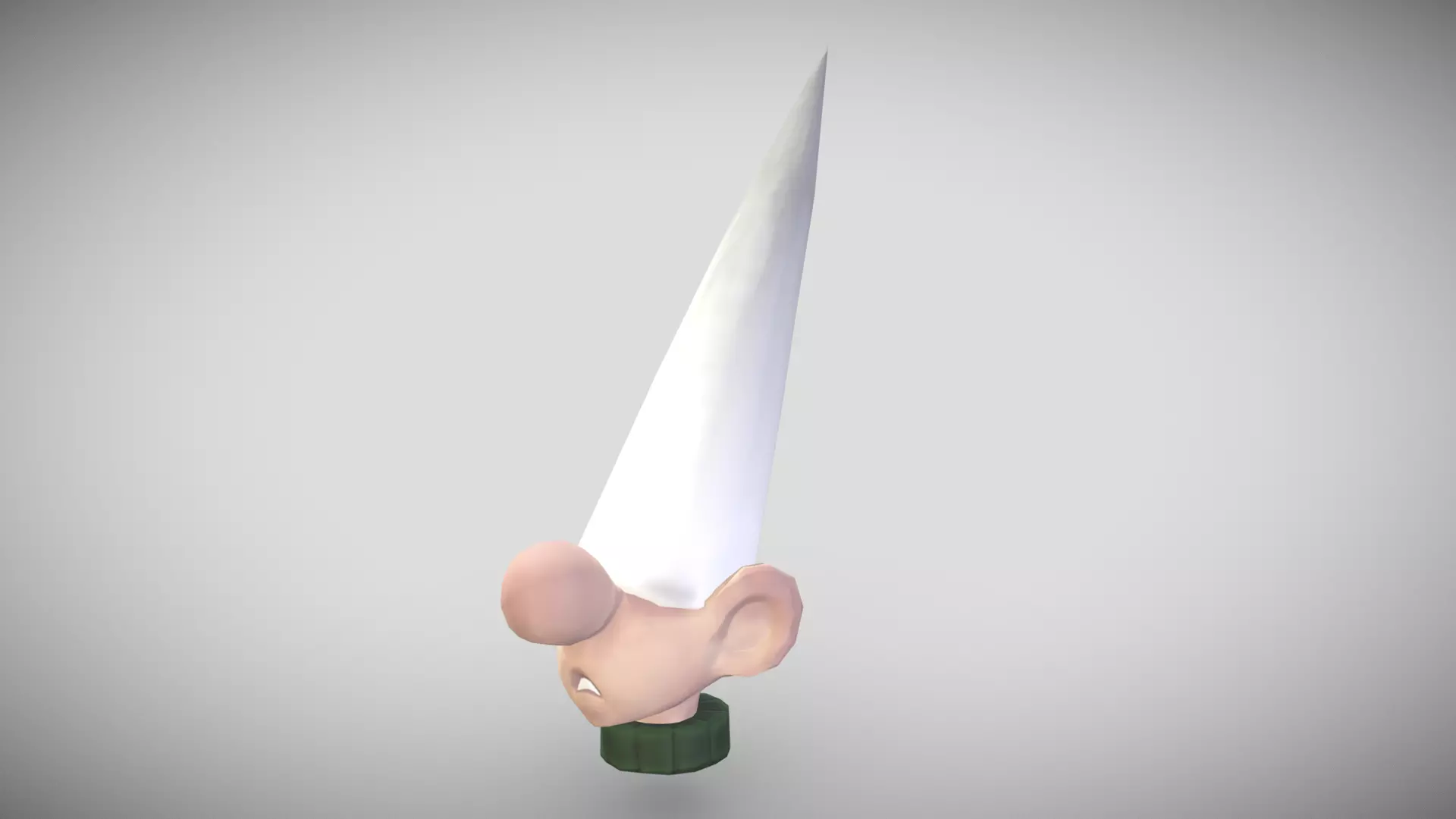 Dunce Boy Low-poly 3D model