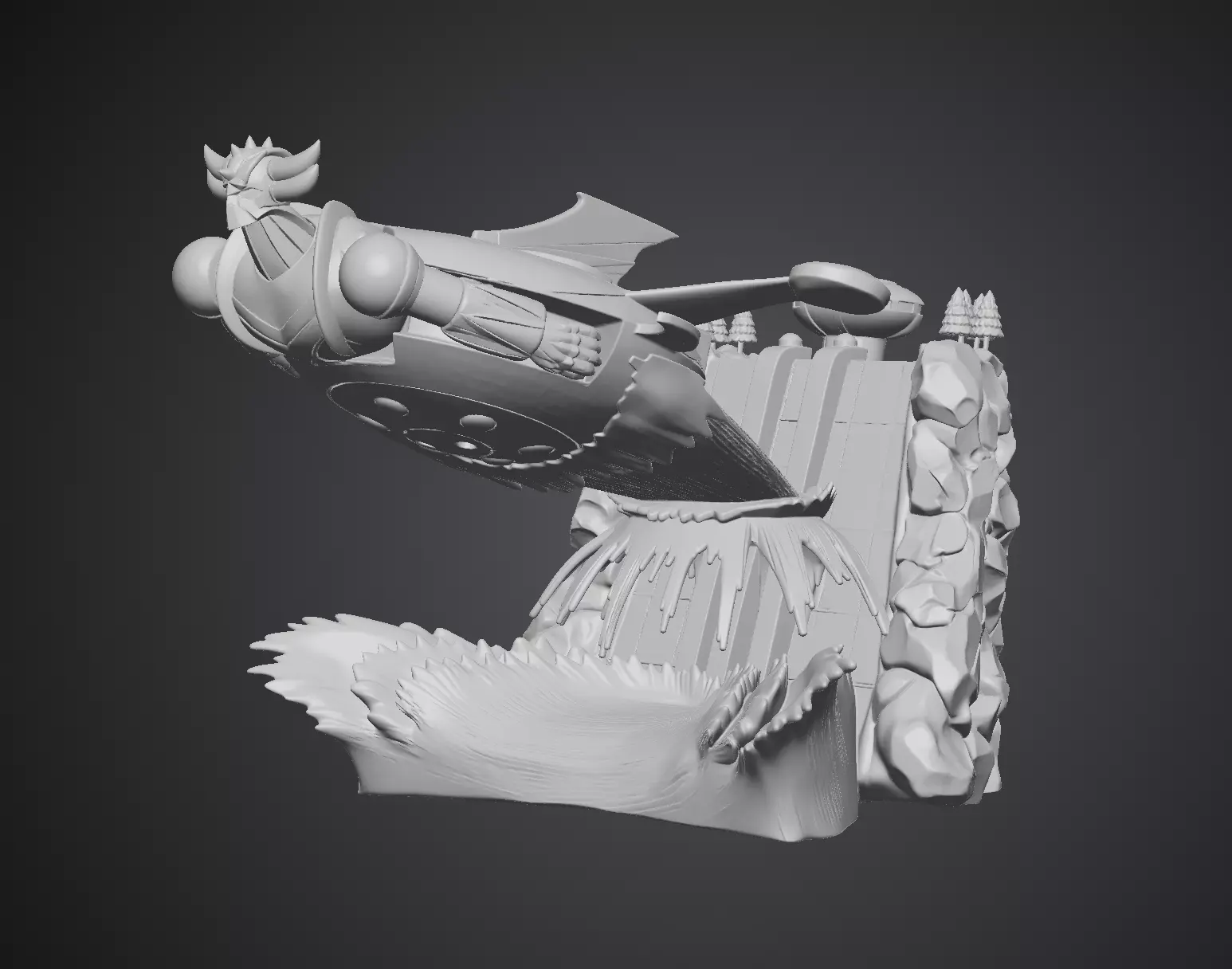 Grendizer 3D print model 3D print model