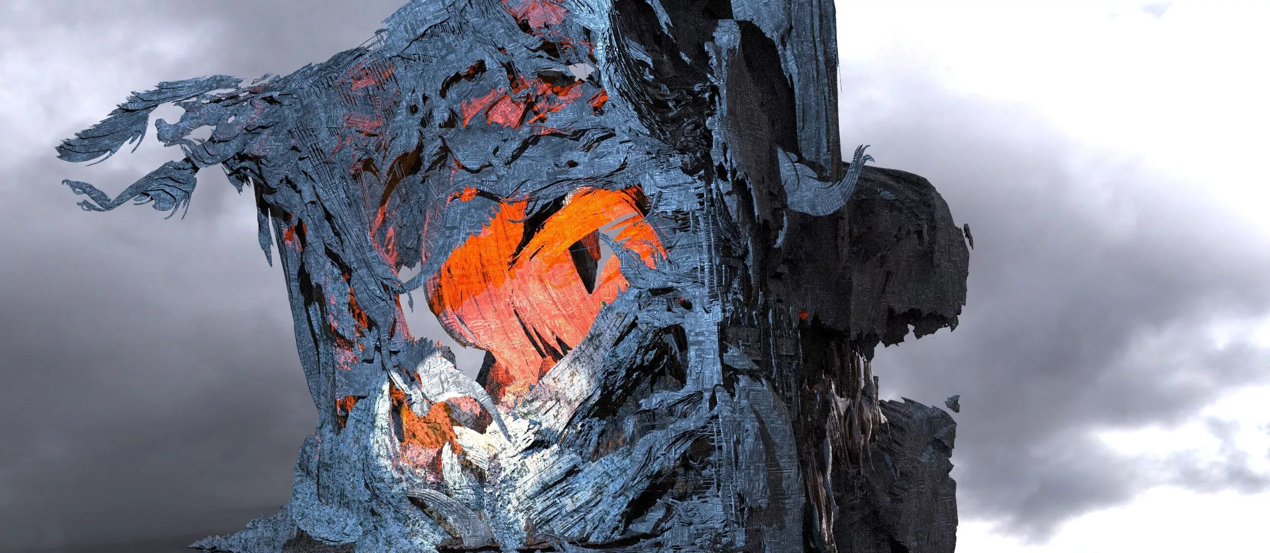 Asgardian Monolith Cube 3D model