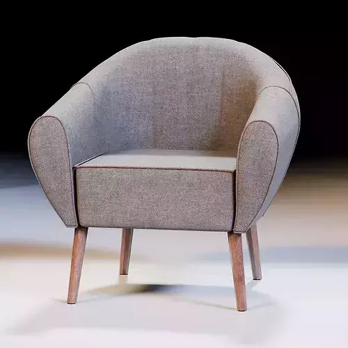 Haven Chair Low-poly 3D model