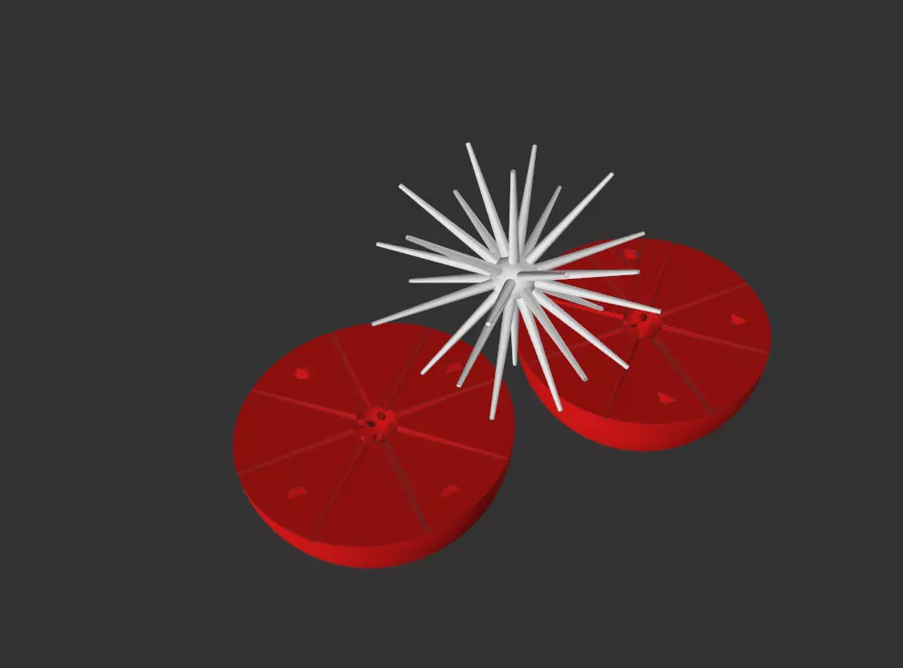 Urchin-style bait v4 Leg length 94 mm 3D print model