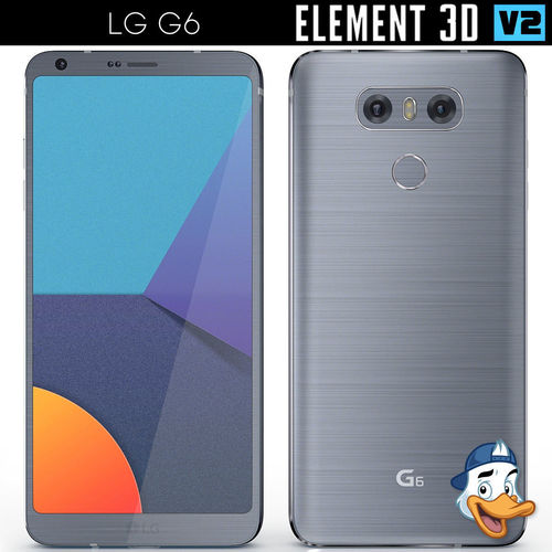 LG G6 for Element 3D 3D model