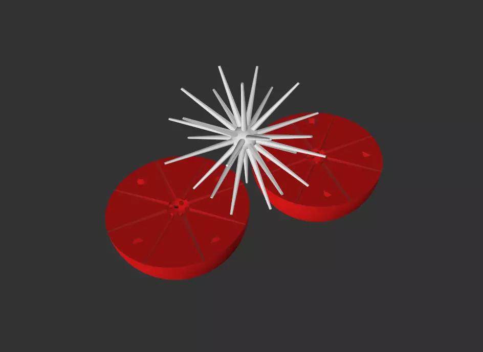 Urchin-style bait v5 Leg length 102 mm 3D print model