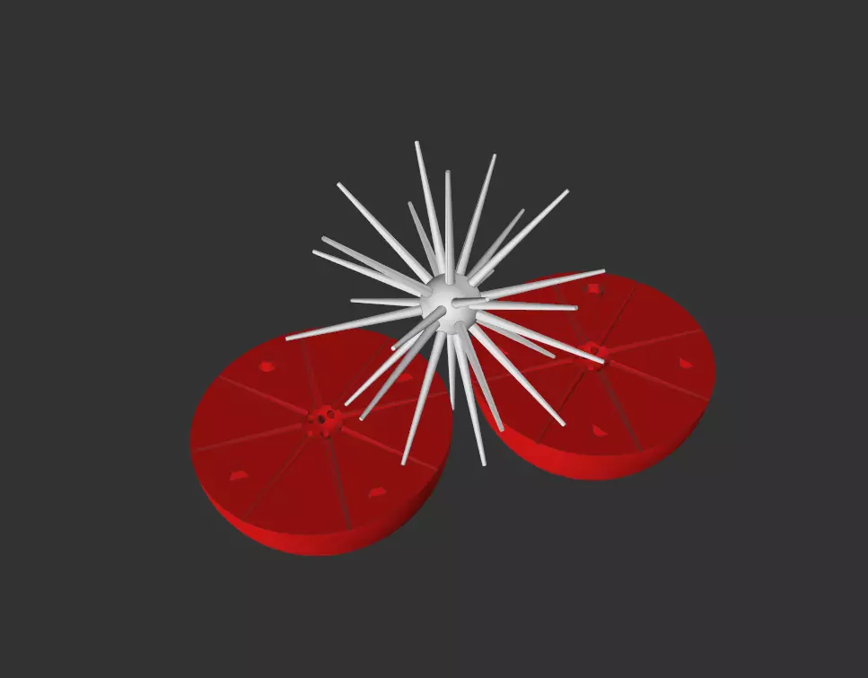 Urchin-style bait v6 Leg length 112 mm 3D print model