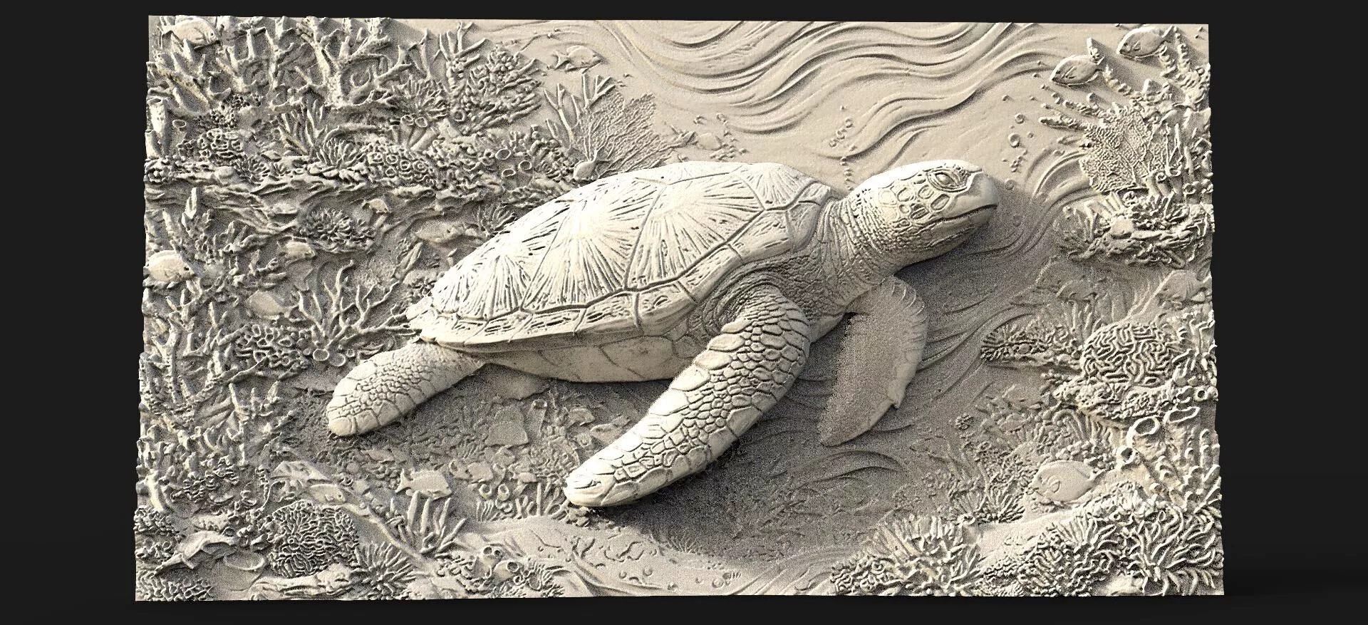 Turtle CNC STL model 3D print model