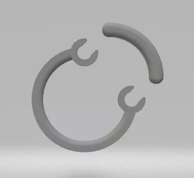 Cable holder 3D print model