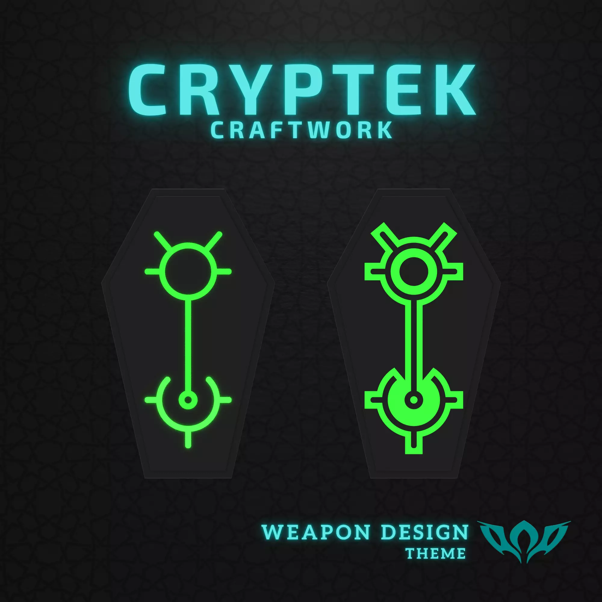 02 Warhammer 40K Necron Agdagath Dynasty Coffin - 3D Print Free 3D print model