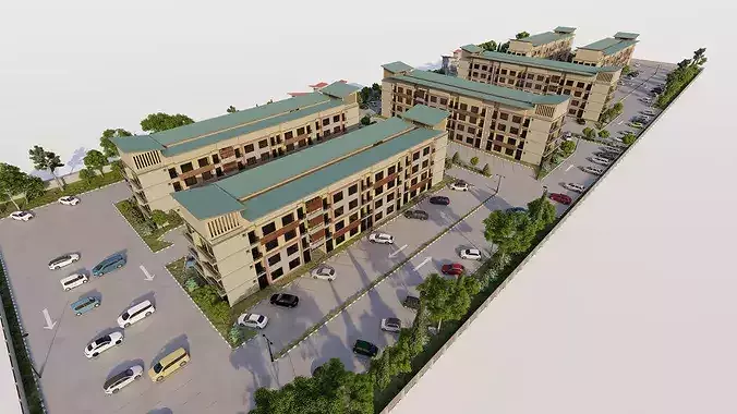 residential complex-Apartment 3D model