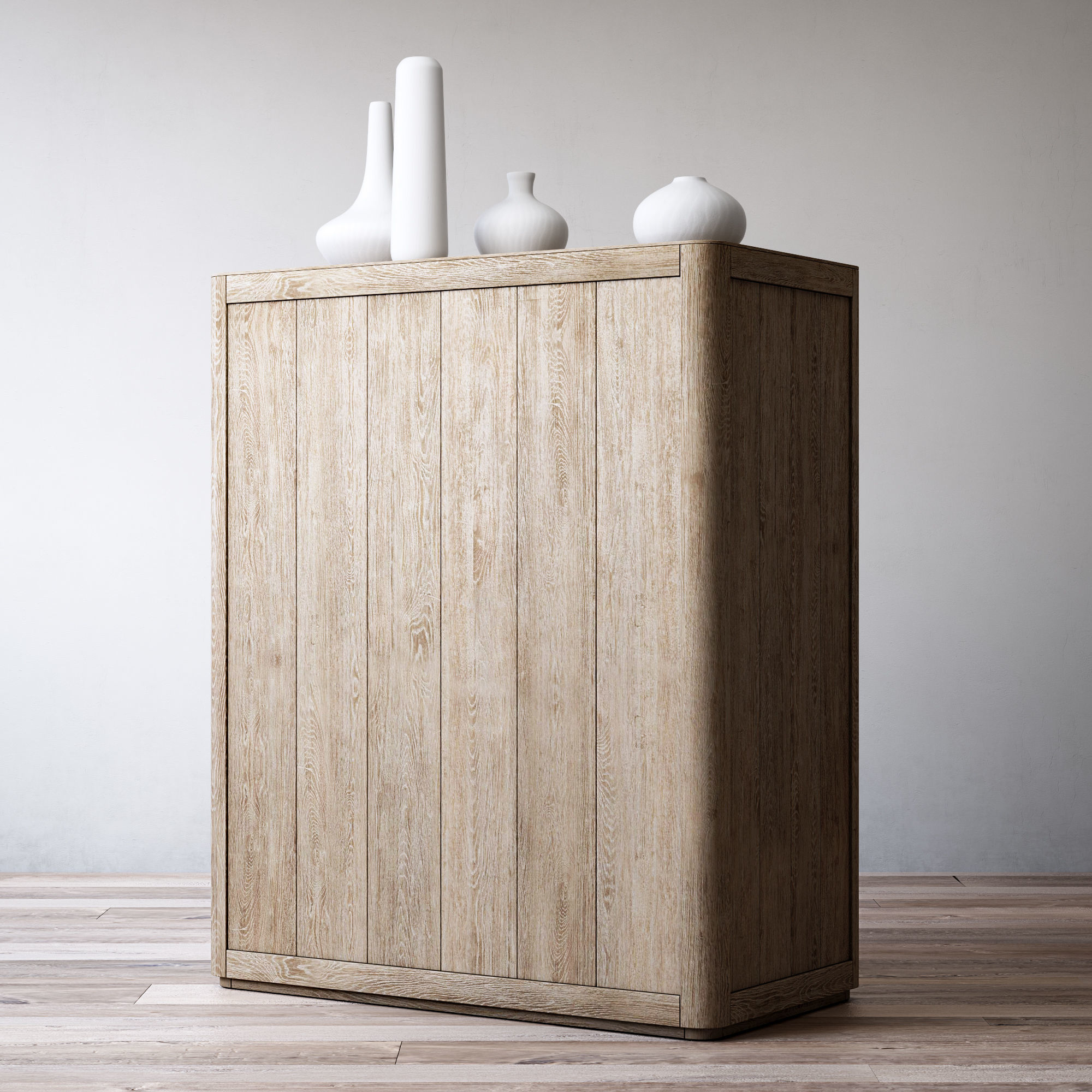 MARTENS 5-DRAWER NARROW DRESSER 3D model_3