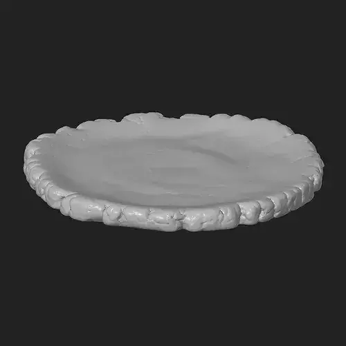 Dough Rolled Out Baking 3D print model 7