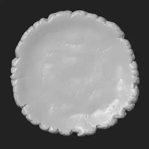 Dough Rolled Out Baking 3D print model 2