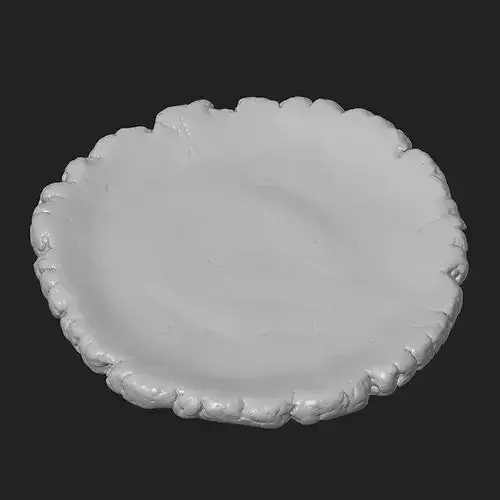 Dough Rolled Out Baking 3D print model 6