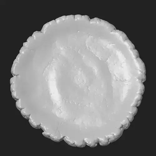 Dough Rolled Out Baking 3D print model 5