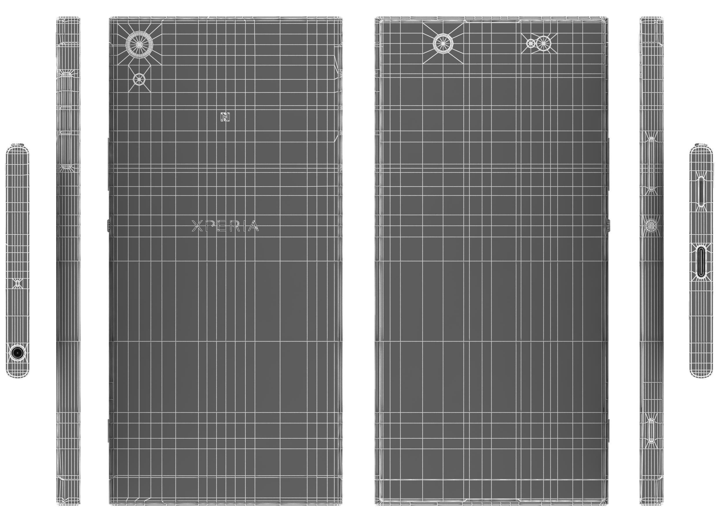 Sony Xperia XA1 Ultra White 3D model_11