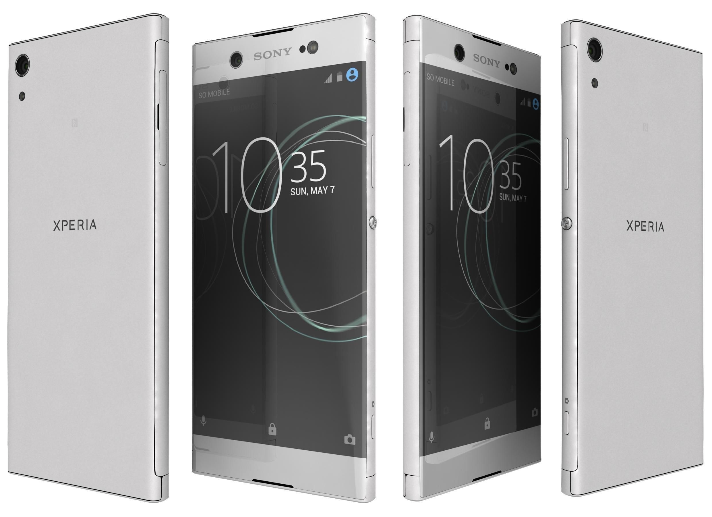 Sony Xperia XA1 Ultra White 3D model_1