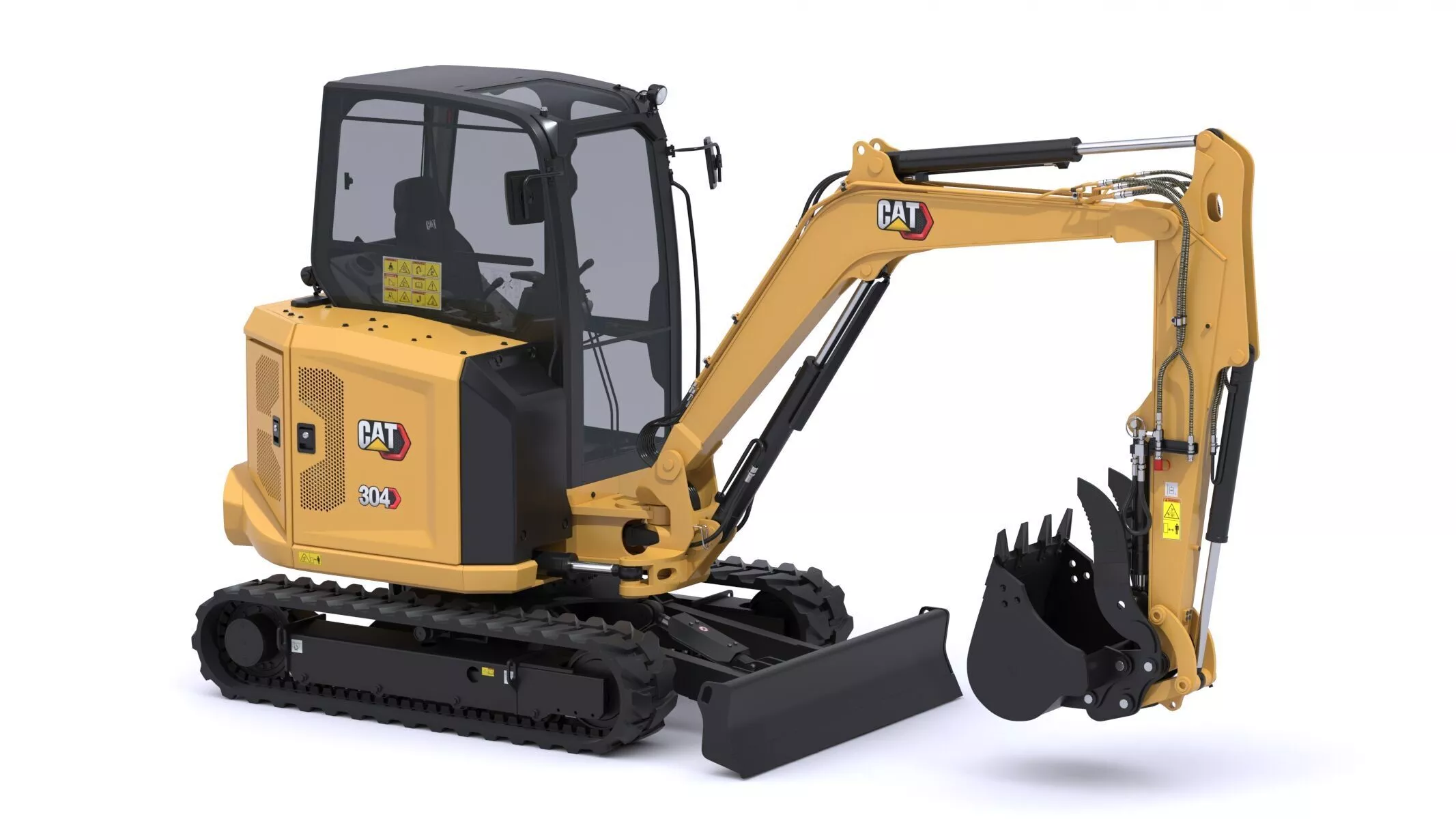 CAT 304 Mini Hydraulic Excavator 3D model