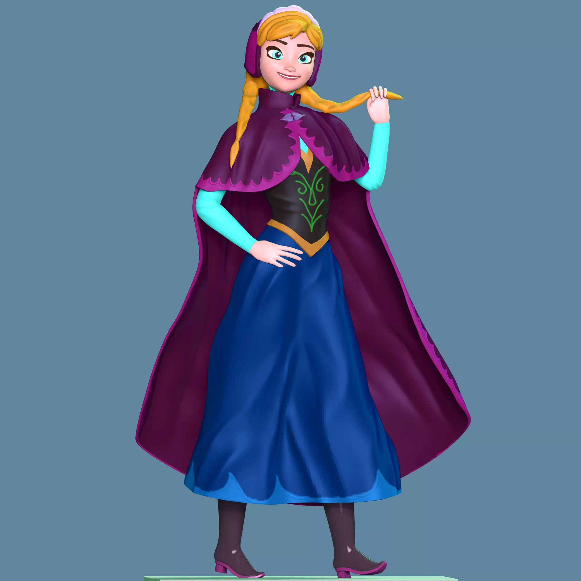 Queen Anna 3D print model