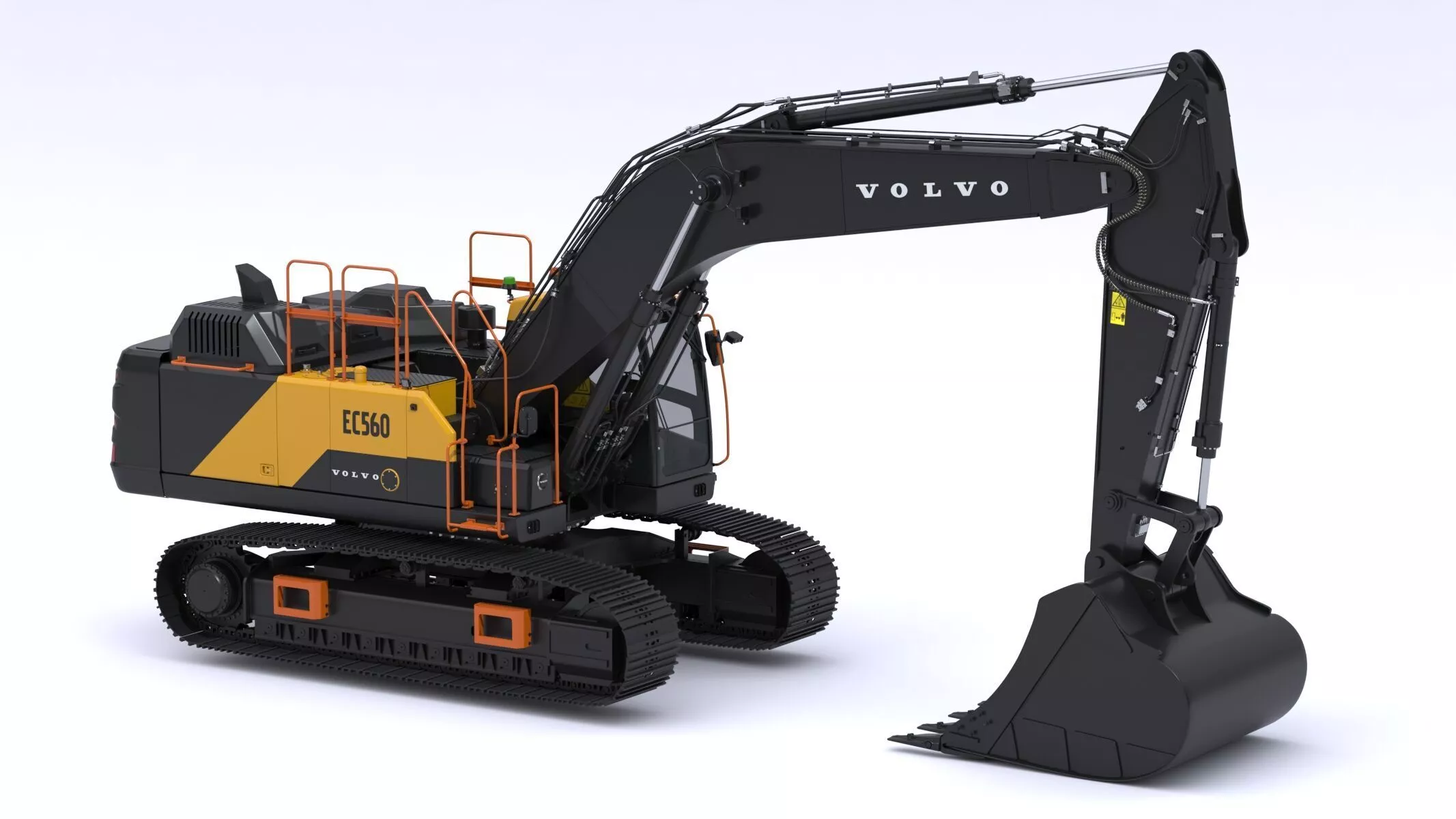 Volvo EC560 Stage V Crawler Excavator 3D model