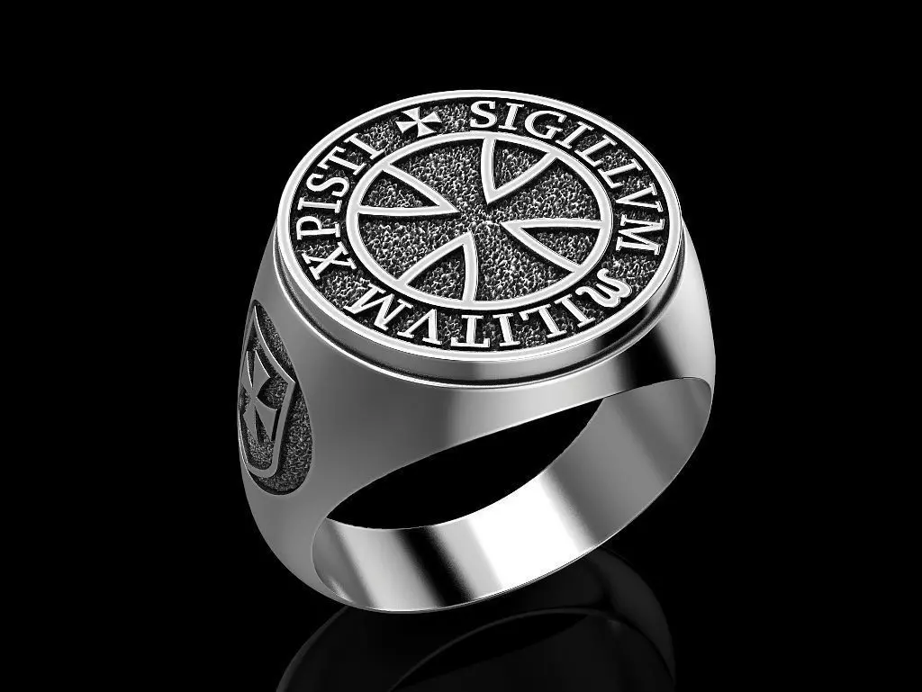 Ring of Knights Templar 3D print model