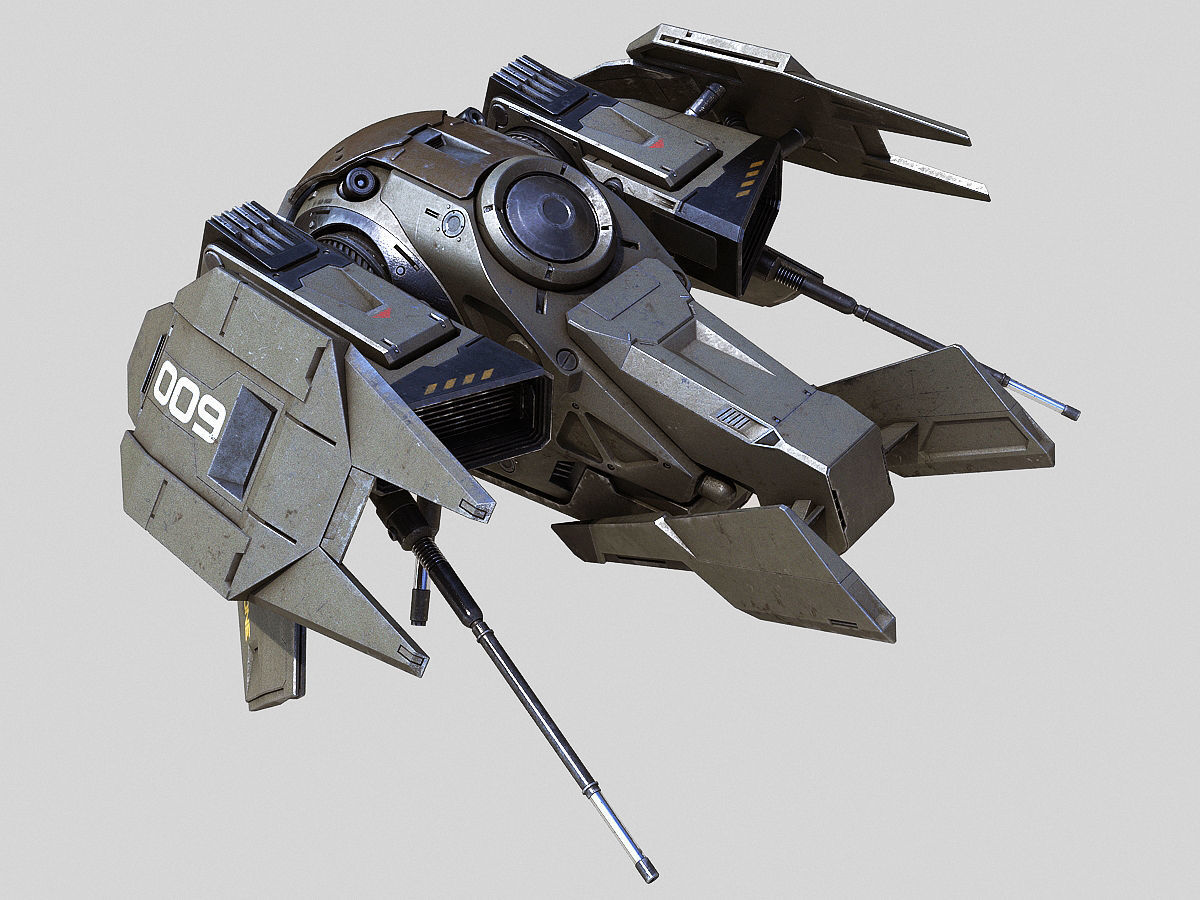 Sci-Fi Military Pack 1 3D model_26