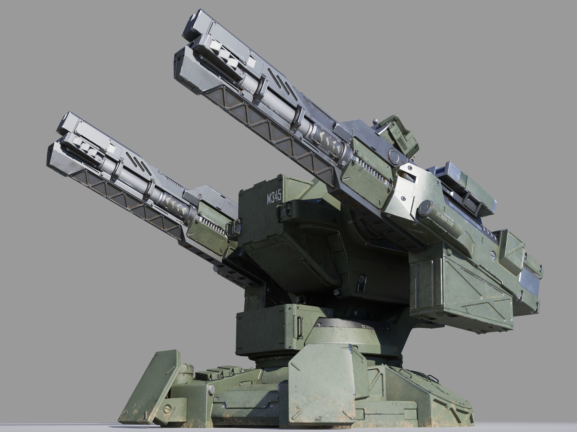 Sci-Fi Military Pack 1 3D model_17