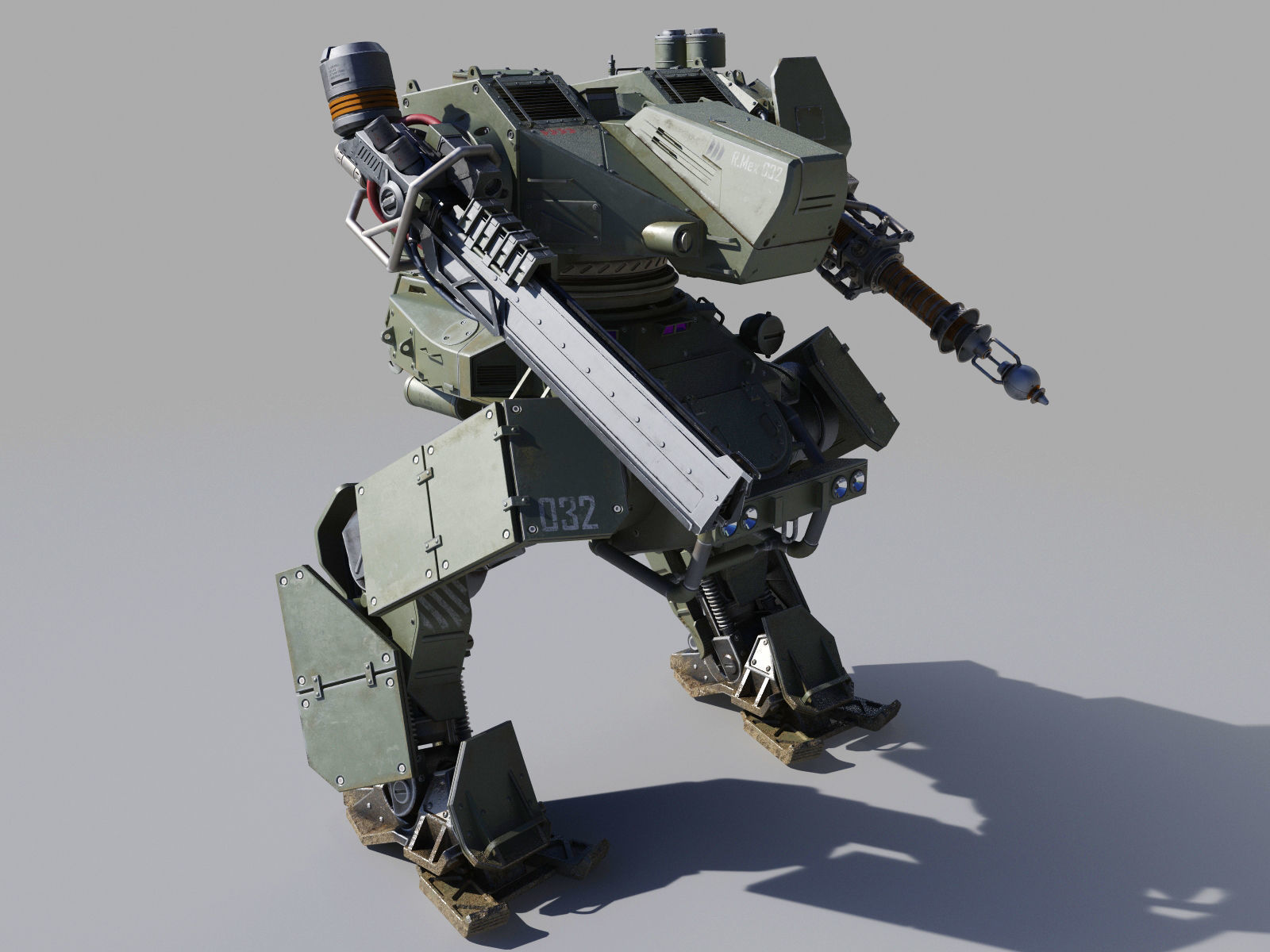 Sci-Fi Military Pack 1 3D model_15