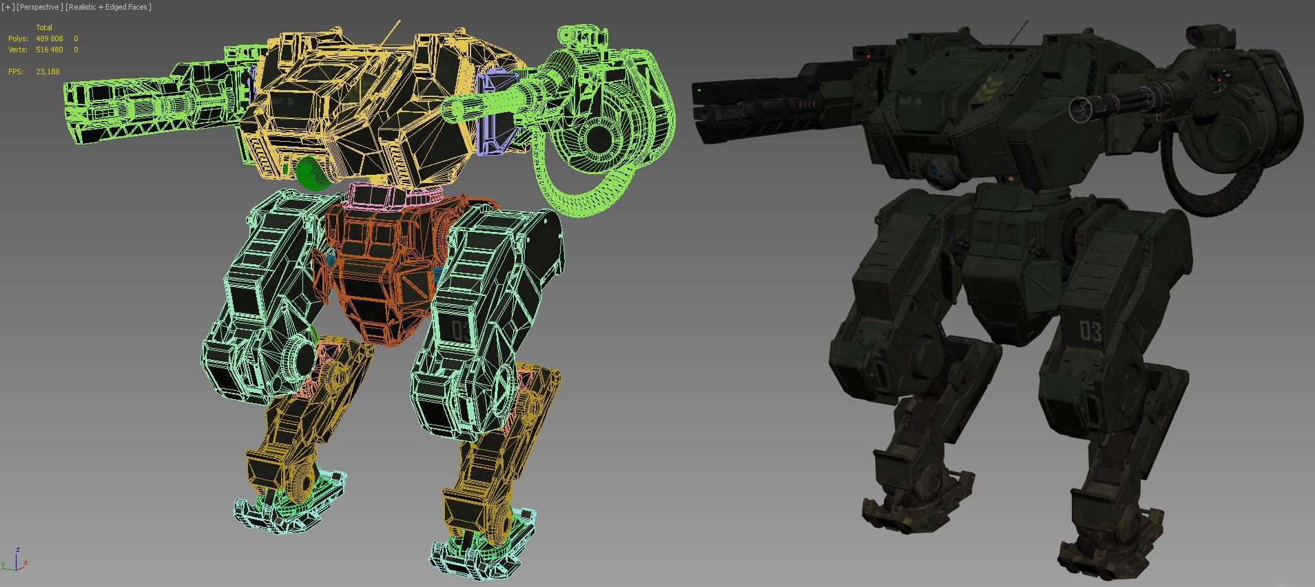 Sci-Fi Military Pack 1 3D model_11