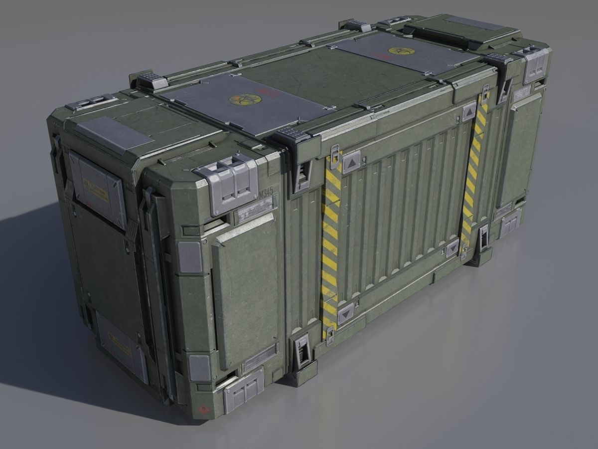 Sci-Fi Military Pack 1 3D model_21