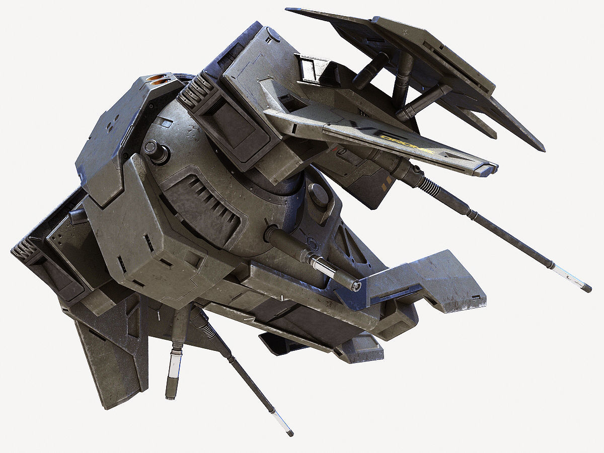 Sci-Fi Military Pack 1 3D model_25