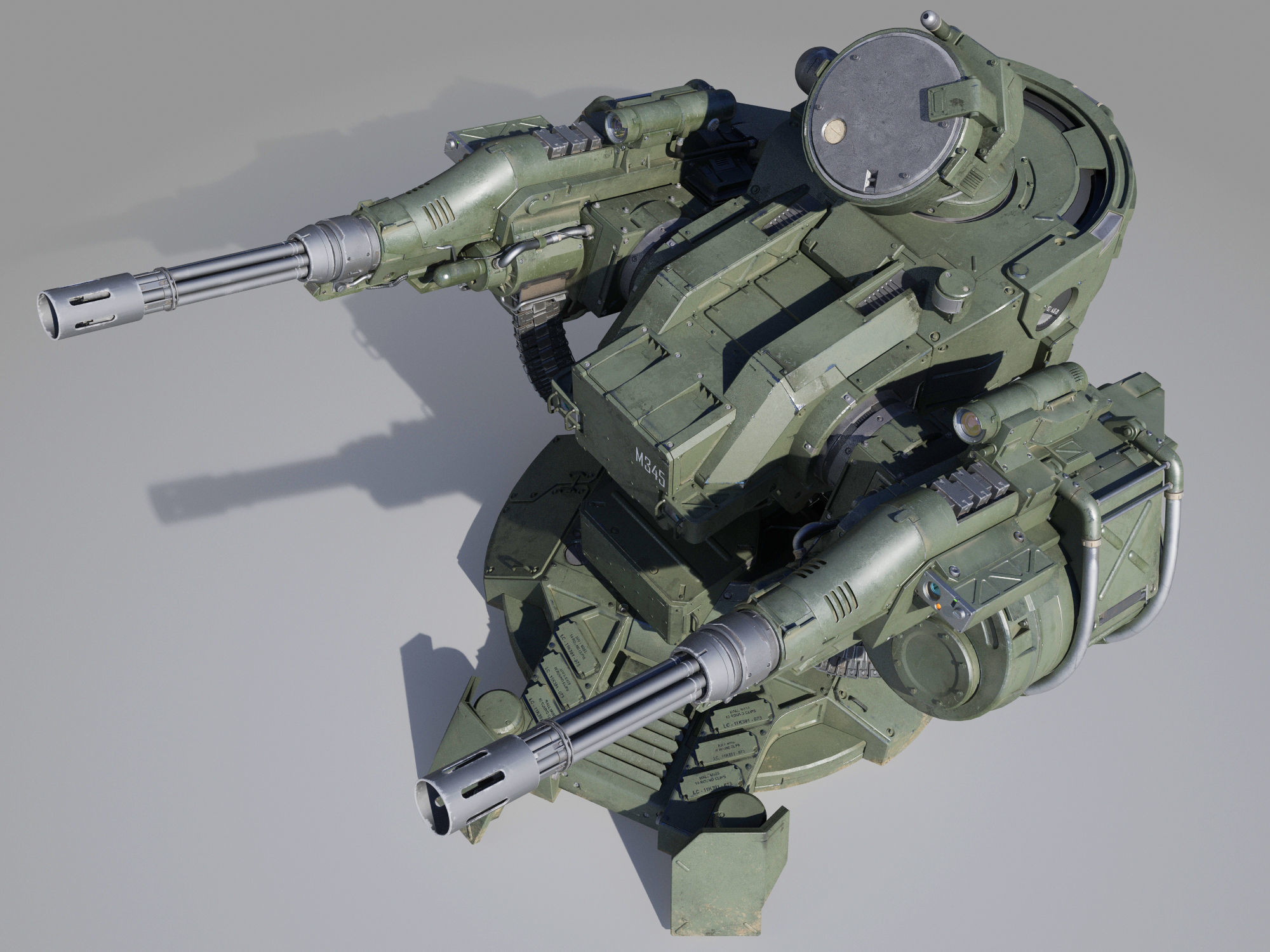 Sci-Fi Military Pack 1 3D model_5
