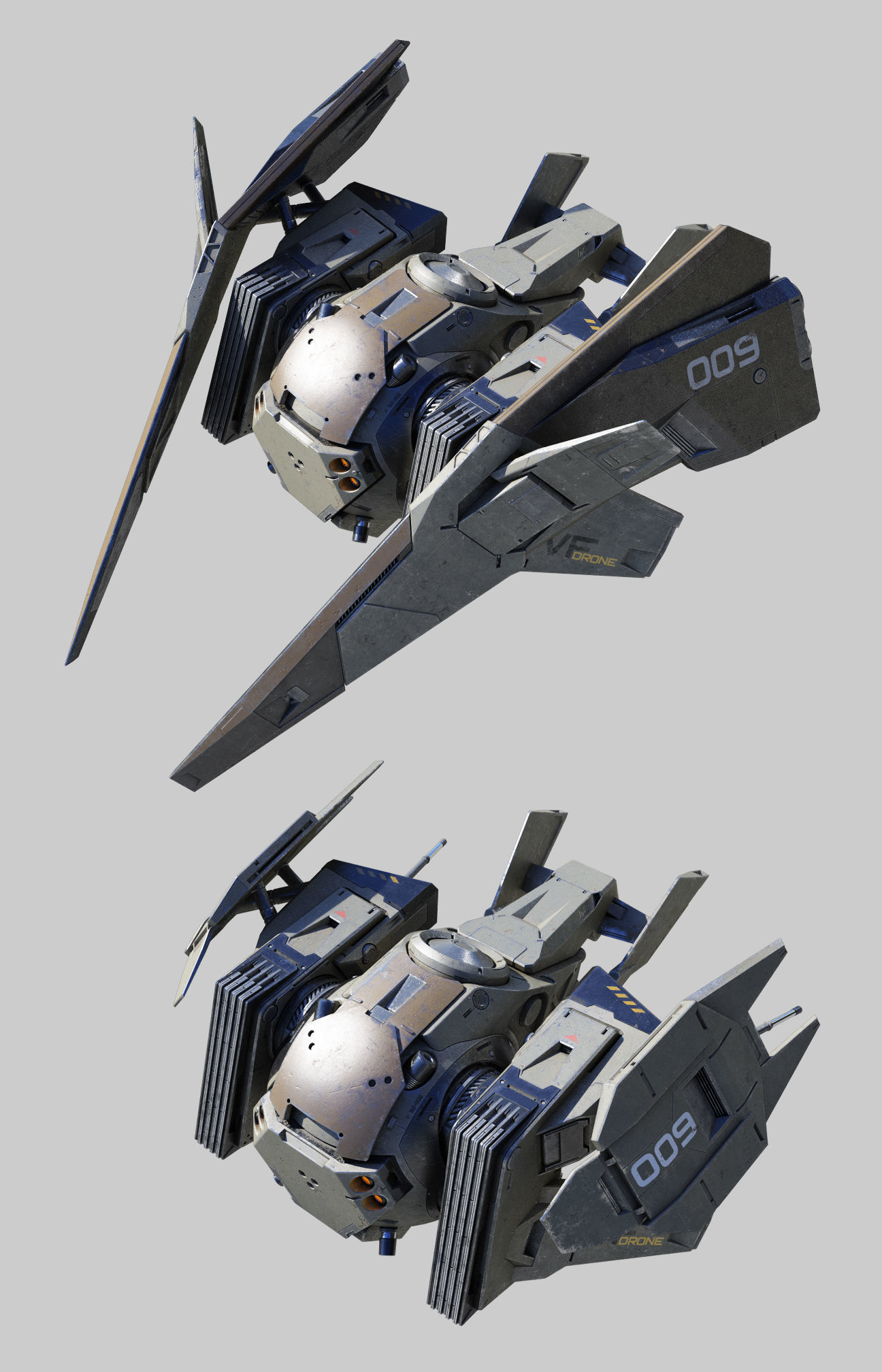 Sci-Fi Military Pack 1 3D model_6