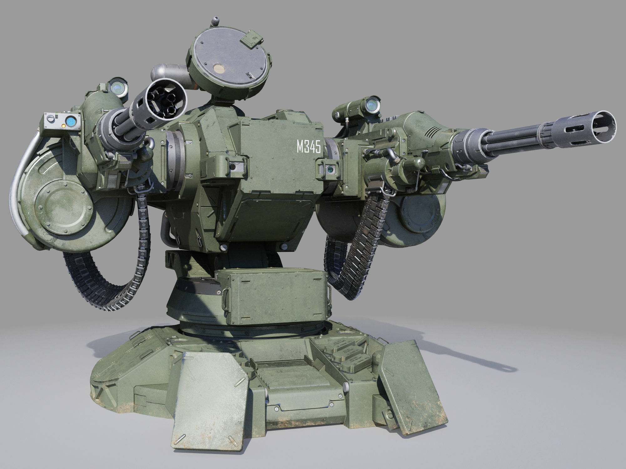 Sci-Fi Military Pack 1 3D model_19