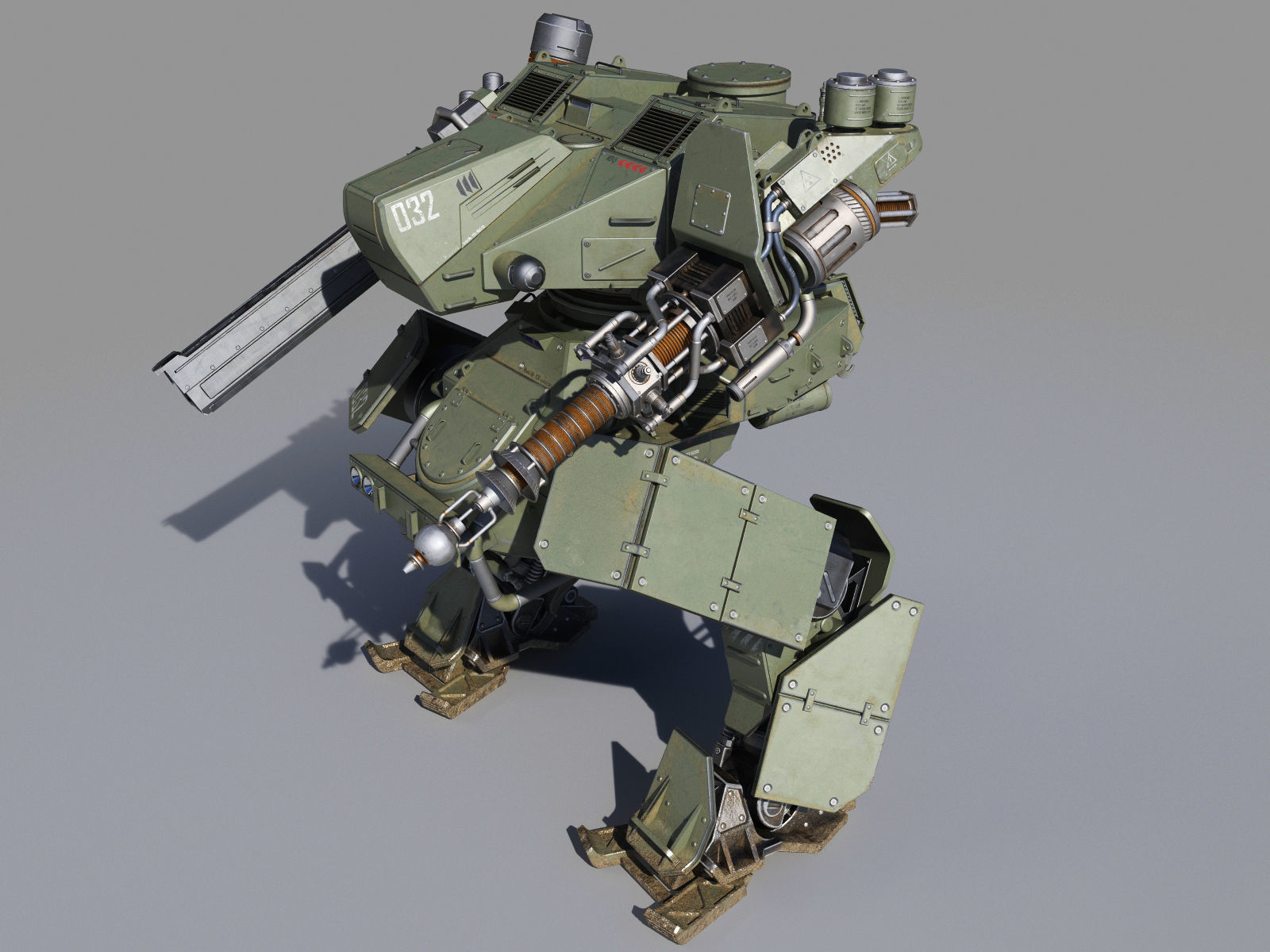 Sci-Fi Military Pack 1 3D model_4