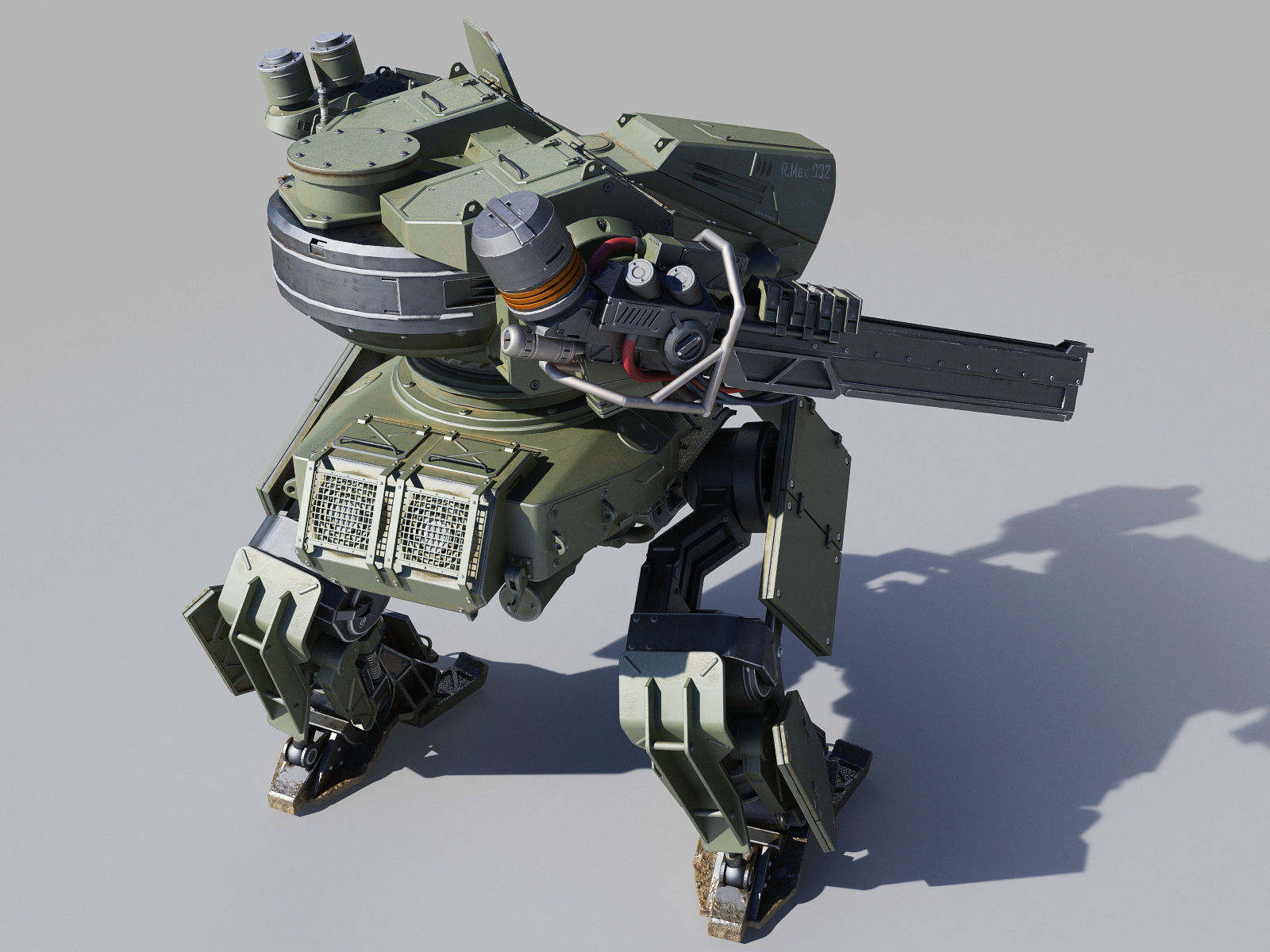 Sci-Fi Military Pack 1 3D model_16
